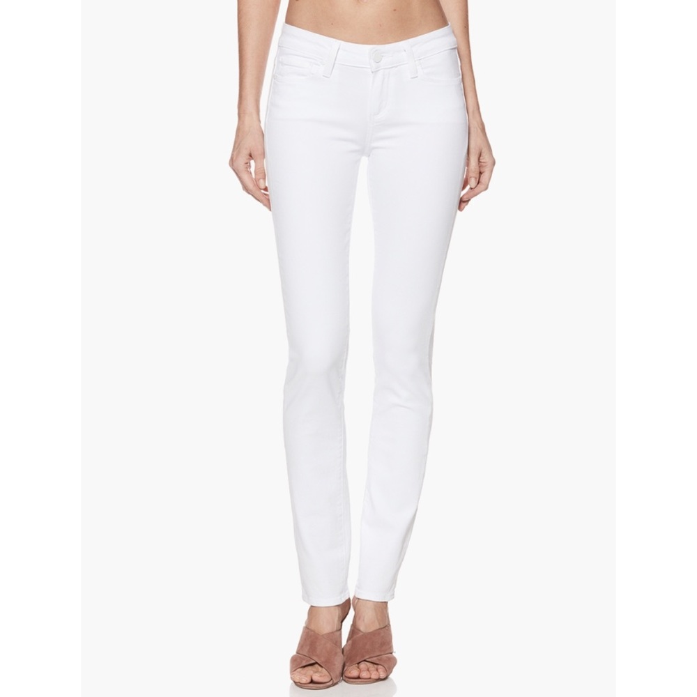 PAIGE Skyline Skinny Jeans - Crisp White